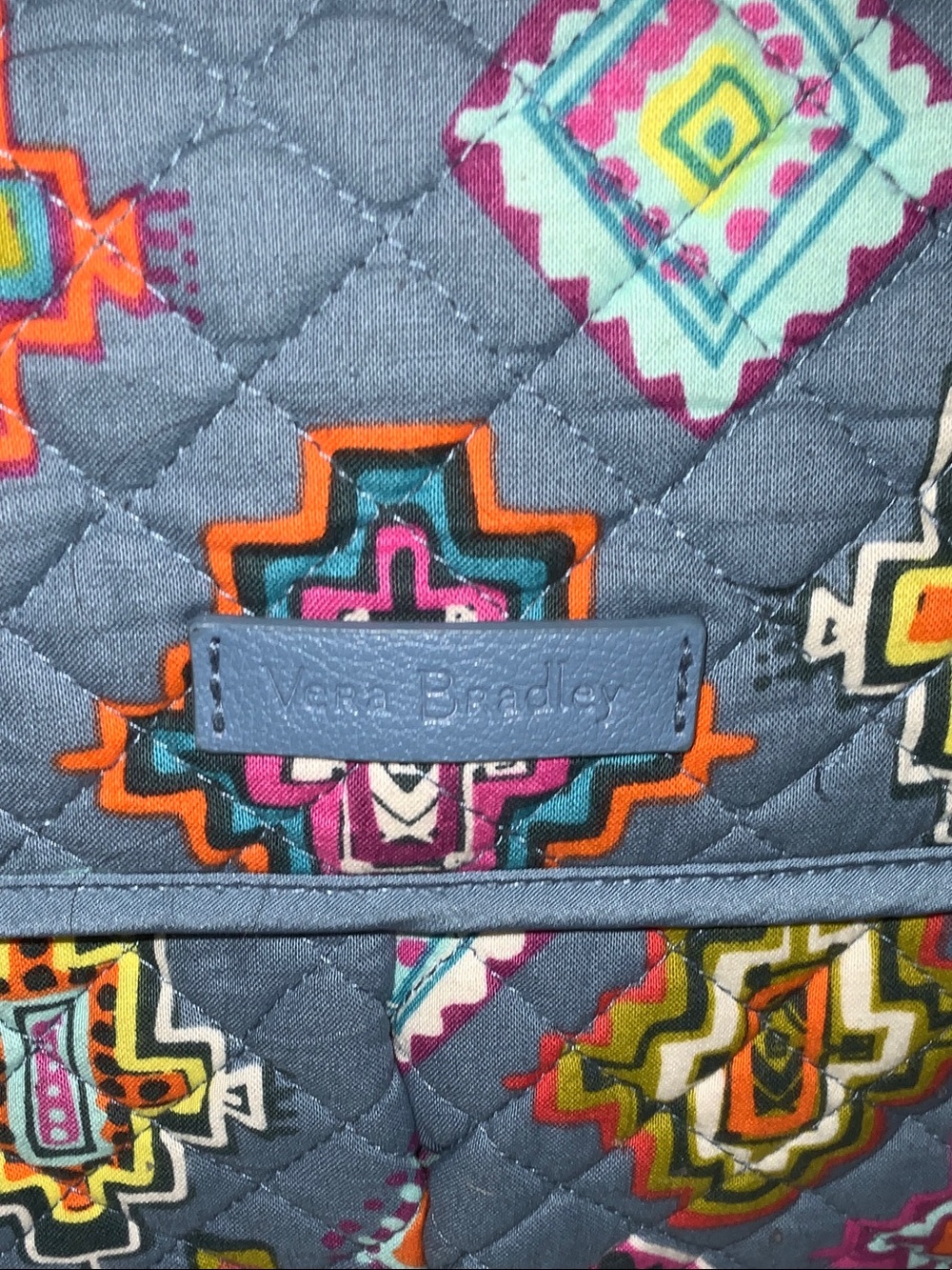 Vera Bradley Quilted Pattern Crossbody Bag&wallet - Picture 2 of 16